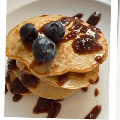 Easy And Healthy Blueberry Banana Egg Pancakes